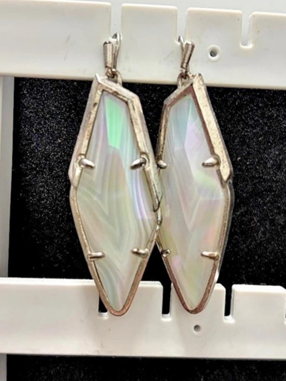 Kendra Scott Silver Drop Earrings